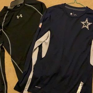 Lot of 2 Dallas Cowboys Mens Sm. shirts #030103